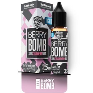 سالت بمب توت فرنگی یخ کمپانی ویگاد | VGOD Iced Berry Bomb SaltNic 30ml