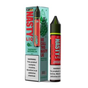 سالت رزبری هندوانه برند نستی | raspberry watermelon nasty salt nic