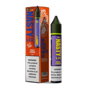 سالت انگور توت‌فرنگی پاستیل برند نستی | fruit fusion nasty salt nic